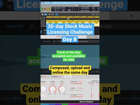 30 Day Stock Music Licensing Challenge. #stockmusic #musiclicensing #stockmusiclicensing