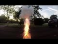 Explosion made from sparklers