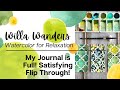 Watercolor for Relaxation Journal almost full