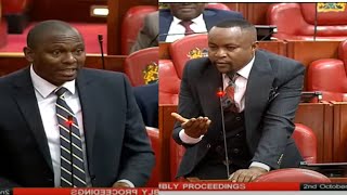 ''YOU ARE A VERY RANKING MEMBER TO BE ANSWERING ME''STAREHE MP AMOS WAQO CLASH WITH KIMANI ICHUNGWA