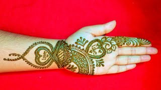 front unique mehndi design | arabic henna design | simple front mehndi design | Sristy art gallery