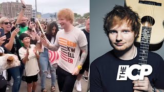 Ed Sheeran Learns to Make Philly Cheesesteaks and Serves Them to Fans