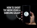 How to take photos of the Moon using a Galaxy phone // #shorts