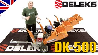 DELEKS DK-500 bio wood chipper | Review by @eddchina  | Petrol chipper shredder