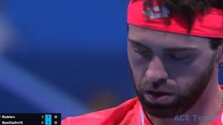 Andrey Rublev vs Nikoloz Bashilashvili(Highlights)