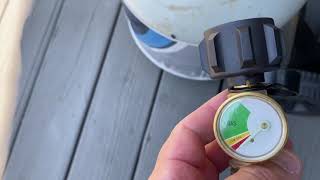 DOZYANT Propane Tank Gauge Level Color Coded Review Installation