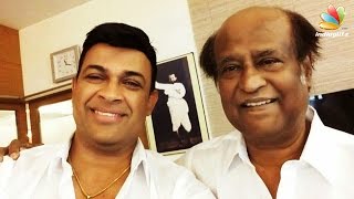 Sri lankan MP Ranjan Ramanayake makes a surprise meet with Rajini | Hot Tamil Cinema News