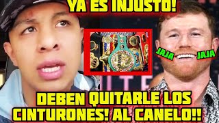 Jaime Munguia Humilla al canelo ya que le Quiten los Cinturones! que no pelea con mexicanos dice...