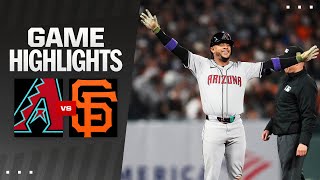 D-backs vs. Giants Game Highlights (4/19/24) | MLB Highlights