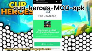 How to get Cup Heroes Mod Apk Unlimited Money Download android ✅️