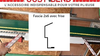 Comment plier une Fascia avec frise avec l'outil Just-Bend