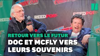 « Retour vers le futur »   Les retrouvailles émouvantes de Doc et McFly au Comic Con de New York