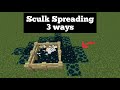 3 ways to make sculk spread