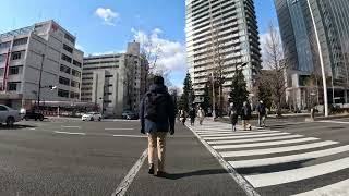 仙台市、広瀬通から五橋まで Walking