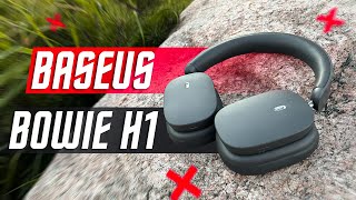 СУПЕР ЗА 36 $ 🔥  БЕСПРОВОДНЫЕ НАУШНИКИ Baseus H1 Hybrid 40dB ANC ENC Bluetooth 5,2 40 мм HiFi 70H