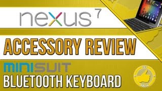 Nexus 7 Bluetooth Keyboard by MiniSuit