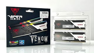 Fast and Overclockable - Patriot Viper Gaming Venom RGB DDR5-7200 32GB kit