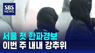 [날씨] 서울 첫 한파경보…이번 주 내내 강추위 / SBS