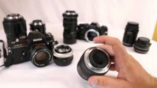 Identifying a camera lens mount Part II Minolta Nikon Konica Pentax