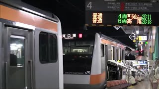 富士急行線E233系富士山・河口湖行（大月→河口湖）車窓