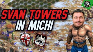 1v1 Michi Georgian Svan Towers against Mongols !