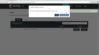 Spring Cloud Data Flow 1.1: Bulk Task Definition Demo