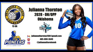 Midwest Open - Julianna Thornton - 2028 OH/OPP - #10 - OK Charge 15UA (Jan '25)