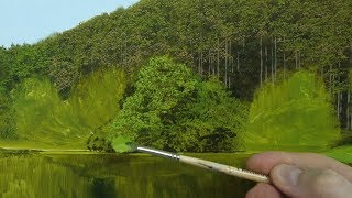 #101 How To Paint Realistic Trees in 3 Easy Steps | Oil Painting Tutorial