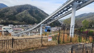 さようならスカイレール 前面展望 みどり口-みどり中央 Skyrail frontview from Midorigichi to Midorichuo