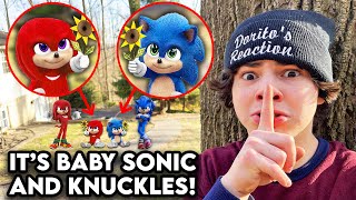 I FOUND BABY SONIC AND BABY KNUCKLES IN REAL LIFE!! (OMG SO CUTE)
