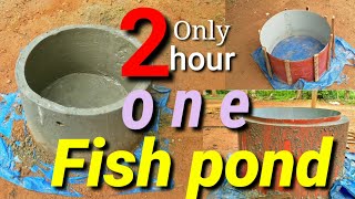 | Fish pond | ഗപ്പി ഐറ്റംസിന് ഒരു കുളം🐠🐠🐠 | fish pond making in malayalam.