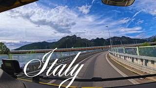 Scenic Drive Through Northern Italy: Valmadrera to Filago 🇮🇹✨