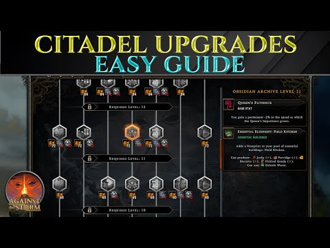 CITADEL UPGRADE GUIDE – The best upgrade tips for Against The Storm