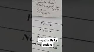 Heptitis B antigen positive patient