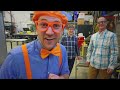 比利皮造访玻璃厂 blippi 中文版 儿童教育视频 实景探索