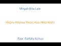 mirgah Bita Lale _ Faar. Farfatu Achuu