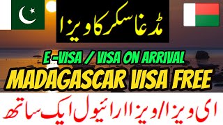 Madagascar E-visa \u0026 Visa on Arrival for Pakistani Citizen –  Visa on Arrival \u0026 E-visa in  2020.