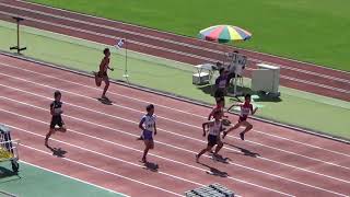 2019年埼玉高校新人陸上西部地区予選 男子100ｍ 3組