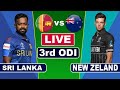 Sri Lanka vs New Zealand 3rd ODI Live Scores | SL vs NZ 3rd ODI Live Scores & Commentary rain update