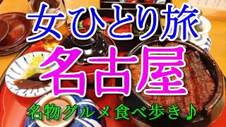 【孤独な女ひとり旅】名古屋 女ひとり旅【名物グルメ・観光・国内旅行・一人旅】