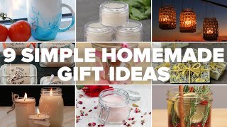 9 Simple Homemade Gift Ideas