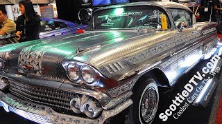 1958 Chevrolet Impala Engraved Metal Paint 2018 SEMA Show