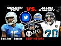 Jalen Ramsey and Golden Tate's beef saw on-field punches and plenty of family drama