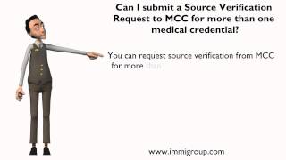 Can I submit a Source Verification Request to MCC for more than one medical credential?