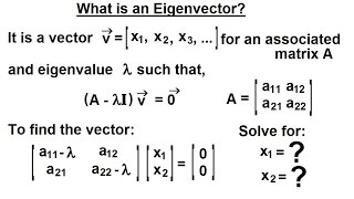 Linear Algebra: Ch 3 - Eigenvalues and Eigenvectors (5 of 35) What is an Eigenvector?