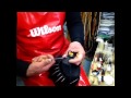 野球 baseball shop【 005】 野球 グラブの手首バンド調整 how to adjust baseball glove band of wrist