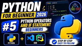 #5 Python Operators and If statement Beginners!