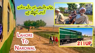 Train \u0026 Life, Both Go Slow at Narowal Branch Line | Lahore to Narowal Enchanting Train Ride