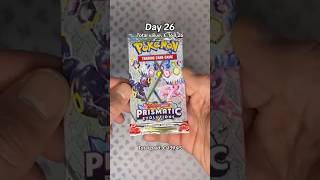 Prismatic Evolutions offers a double hit on day 26 of opening a #pokemon pack all year long!