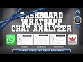 WhatsApp Chat Analyzer Dashboard with Streamlit (End to End Project) || Source Code Available